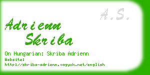 adrienn skriba business card